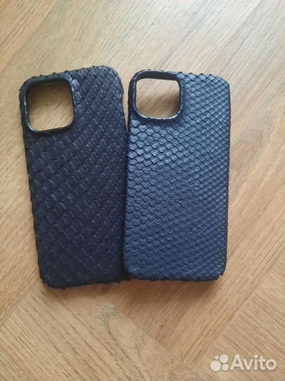 Чехол из кожи питона на iPhone 14 и 15 pro max