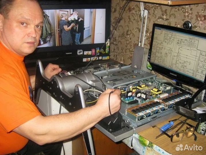 Ремонт телевизоров и пылесосов с выездом