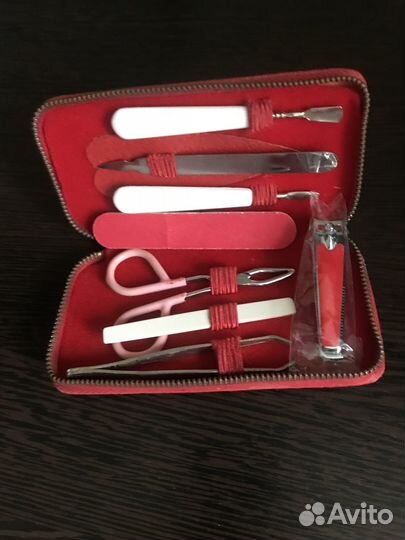 Маникюрный набор,перчатка-мочалка для пилинга