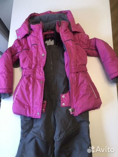 Зимний костюм для девочки 110