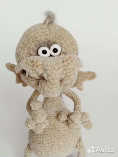 Вязаная игрушка. Дракончик