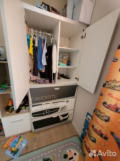 Кровать шкаф машина