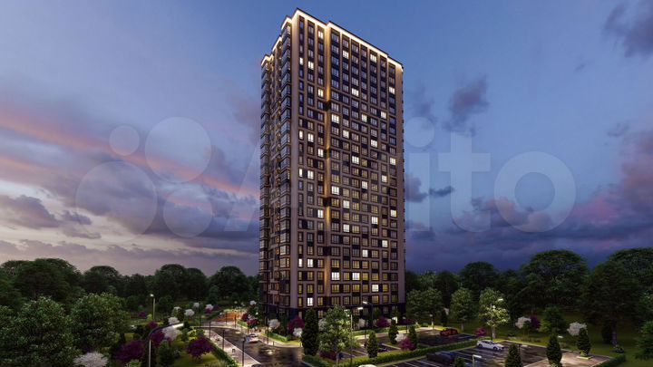 1-к. квартира, 44,4 м², 4/25 эт.