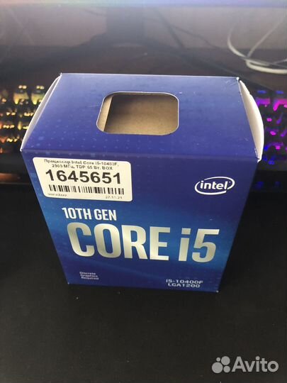 Процессор intel core i5 10400f