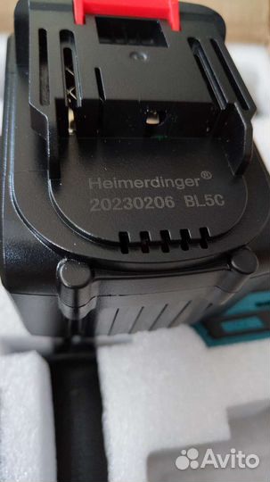 Шуруповерт Heimerdinger LB176 новый 2*6MAh аккумы