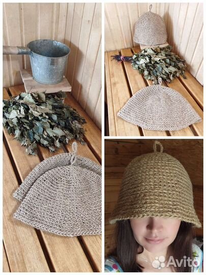 Шапка для бани и сауны