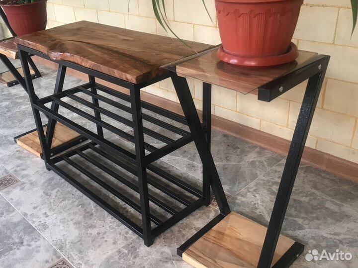 Цветочница в стиле лофт