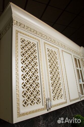 Кухонный гарнитур Империал 7 прямая 3,3М золото