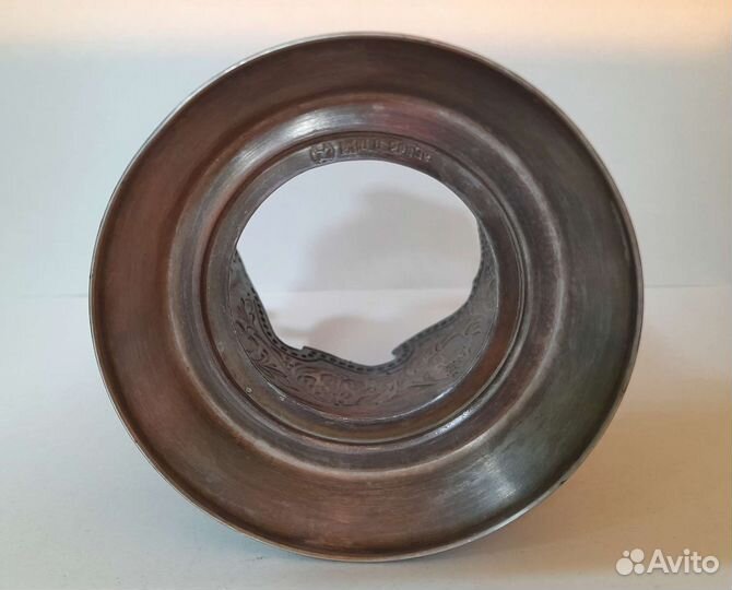 Подстаканник космос, спутник, ракета, мельхиор