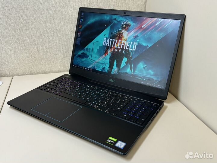 Игровой ноутбук Dell G3. I7 + GTX 1660 ti + 144Гц