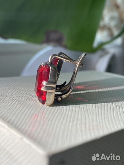 Серьги серебро 875 СССР