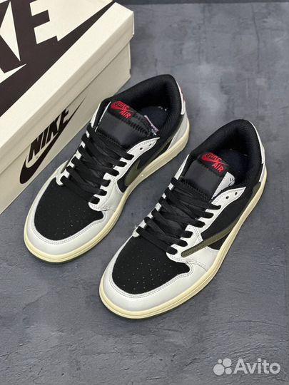 Кроссовки nike air jordan 1 low travis scott