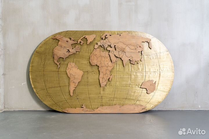 Декоративная карта мира