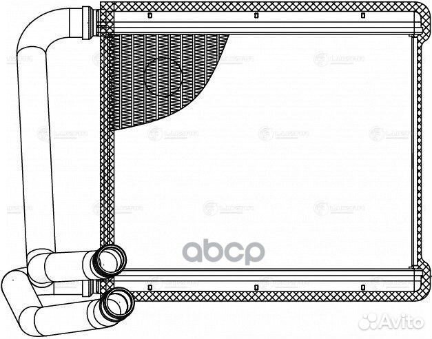 Радиатор печки Hyundai Solaris II 17 LRH0803