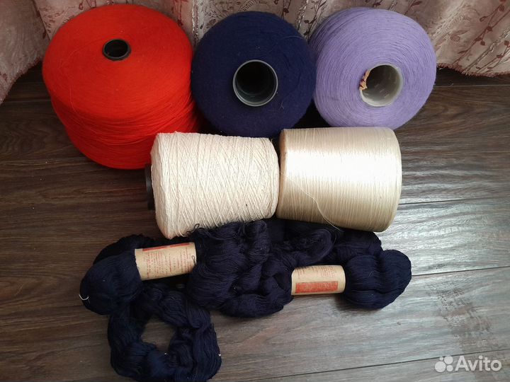 Пряжа СССР полушерсть