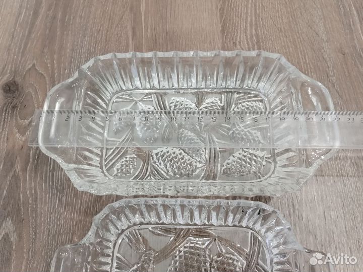 Шпротница хрустальная Сосновые шишки