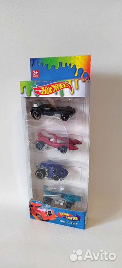 Набор Хот Вилс меняющие цвет /4 шт