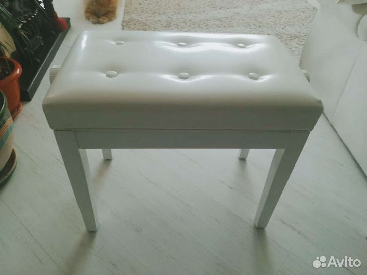 Банкетка для пианино dekko JR-40-1 WH