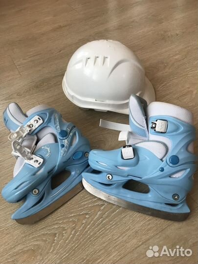 Коньки nordway 30-33 и колпак защитный