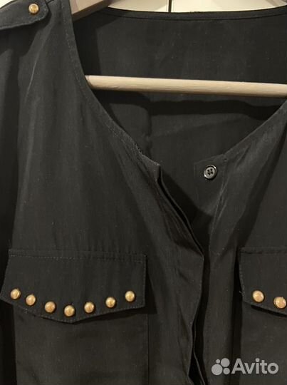 Коктейльное платье черное 42 размер