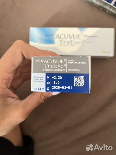 Линзы контактные acuvue trueye