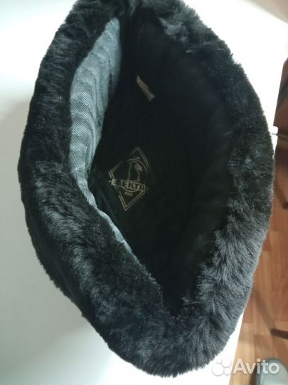 Шапка пирожок овчина