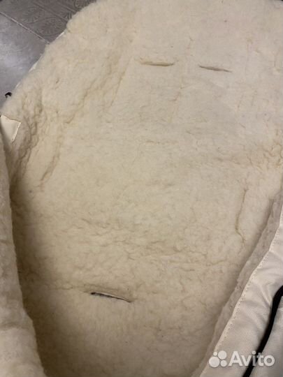 Зимний конверт в коляску на овчине