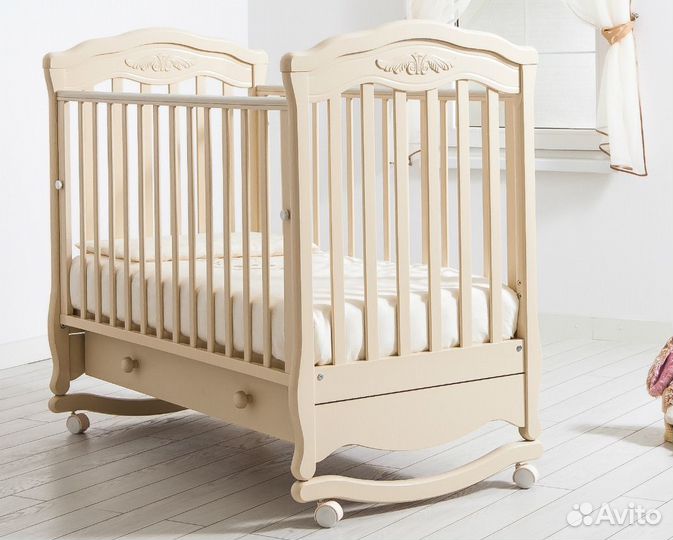 Детская кроватка с матрасом б/у