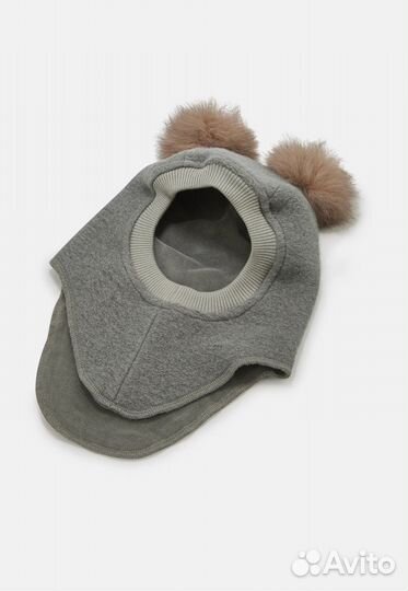 Шлем huttelihut 1-2 agave alpacka pompom