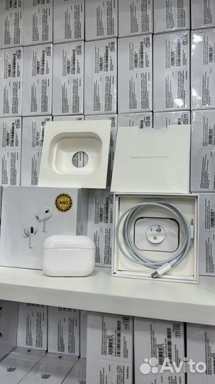 Airpods PRO 2 c шумоподавлением+Доставка Бесплатно