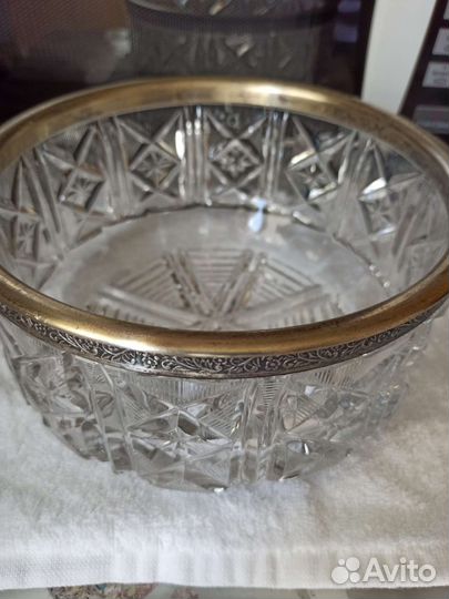 Ваза хрустальная большая СССР