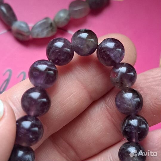 Браслет натуральный Аметист