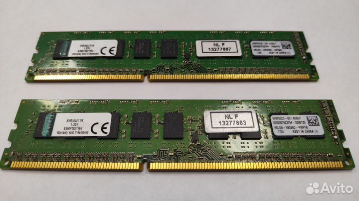 Модуль памяти KVR16LE11/8 8GB