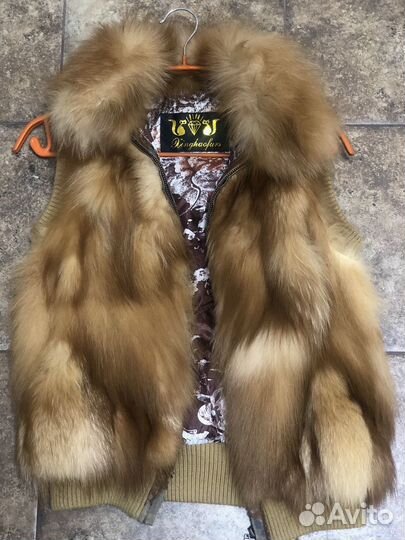 Жилетка женская 42 44 Натуральный мех