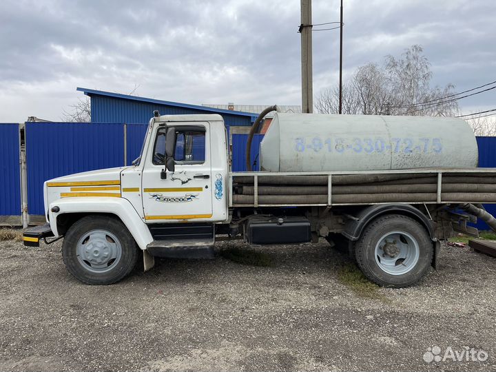 Газ Саз 3507 Ассенизатор 4.5м3 Илосос