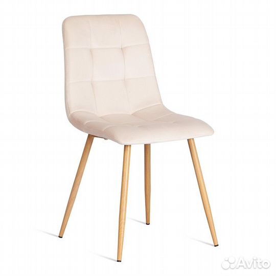 Стул chilly (mod. 7094-1) бежевый/натуральный