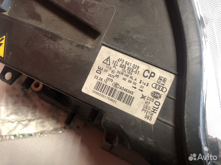 Фара левая Ауди А6 C6 2010 биксенон