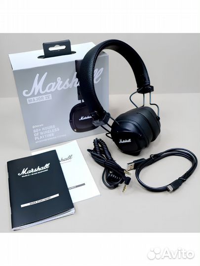 Наушники Marshall major IV Black