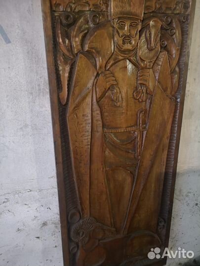 Панно из дерева. Ручная работа 1870 на 700 см
