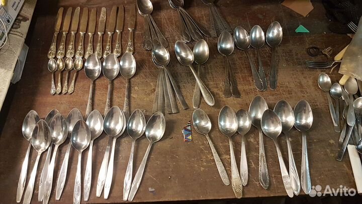 Столовые ложки из нержавейки СССР