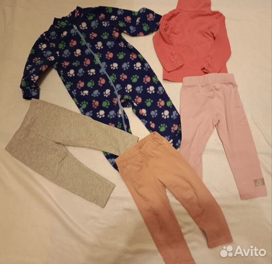 Детские вещи пакетом для девочки 80
