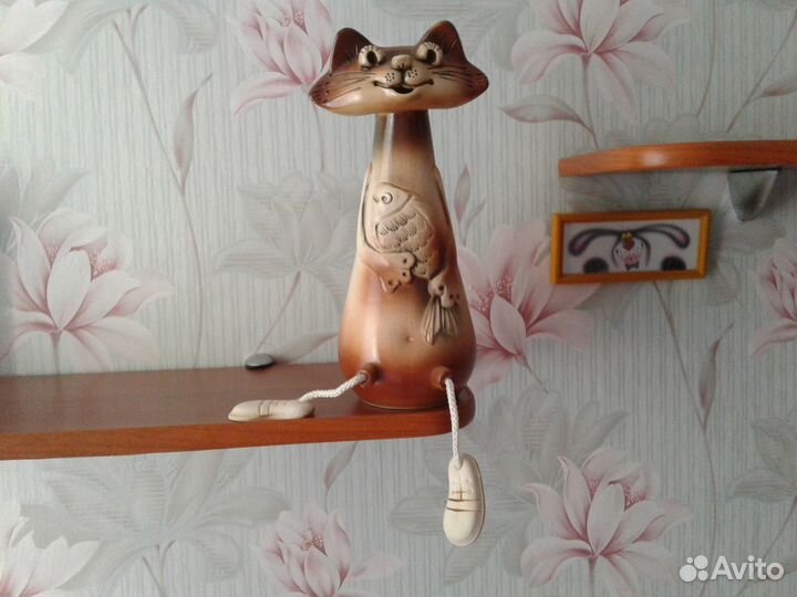 Копилка котик из керамики