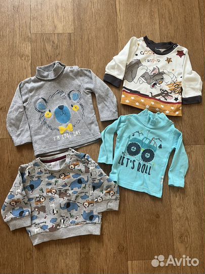 Одежда пакетом для мальчика 68-74