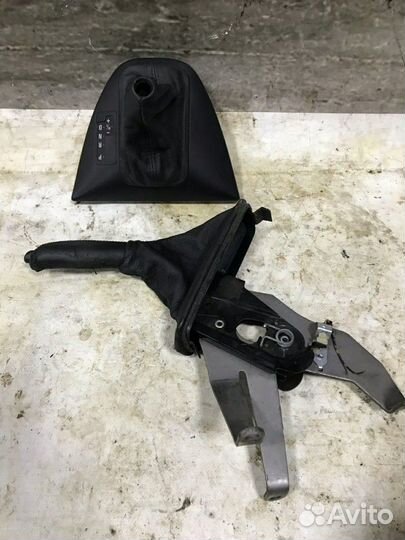Кожух селектора АКПП, кожух ручника кожа BMW E53