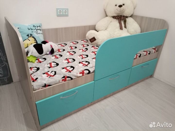 Детская кровать радуга 2