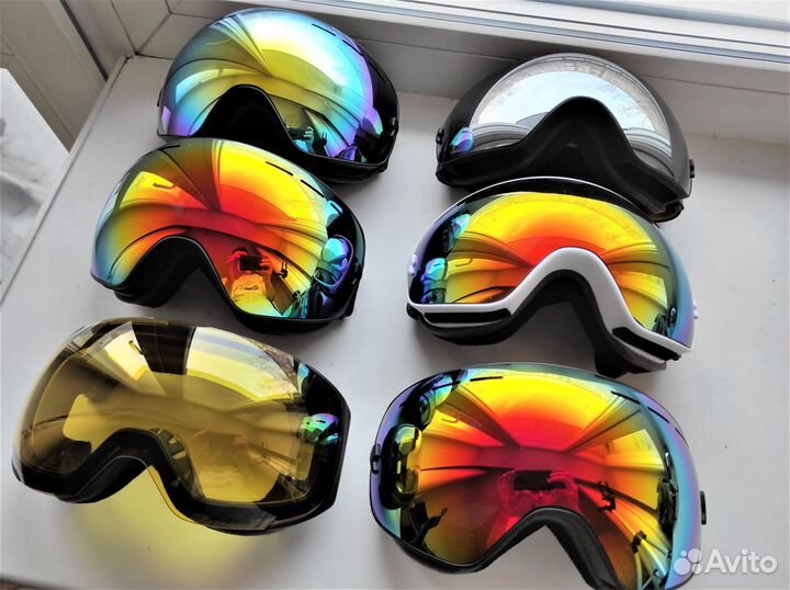 Новая Маска горнолыжная Очки сноубордические