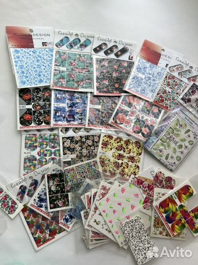 Наклейки слайдеры на ногти