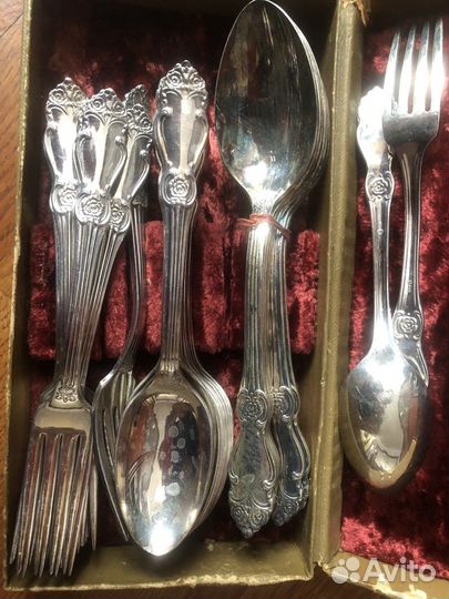 Мельхиоровые ложки СССР