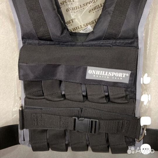 Жилет утяжелитель 24 кг с грузами