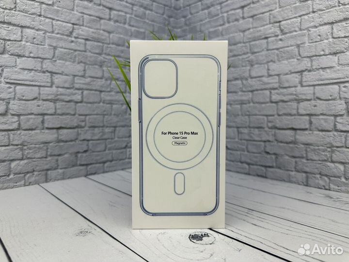 Прозрачный чехол MagSafe для iPhone оптом